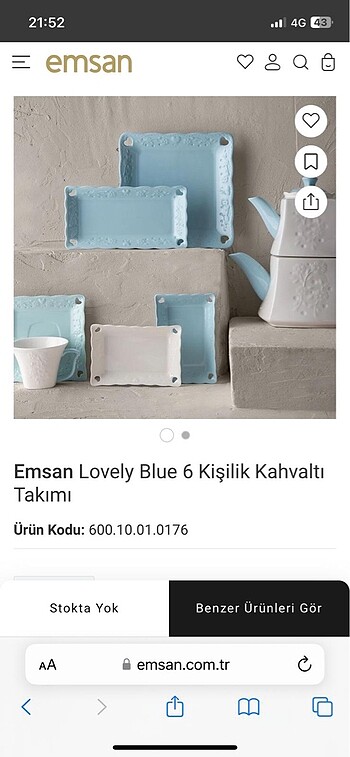 Emsan Emsan Kahvaltılık Takımı