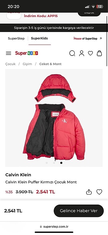 Calvin klein mont