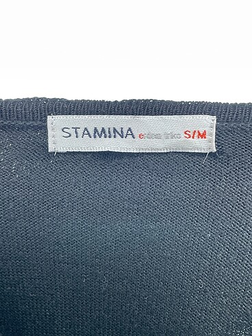 s Beden siyah Renk Stamina Kazak / Triko %70 İndirimli.