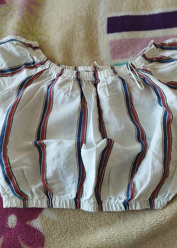 Koton Bohem Kısa Kollu Crop