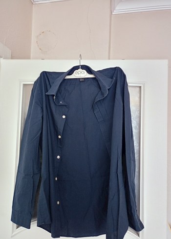 H&M Lacivert Kadin Gomlek