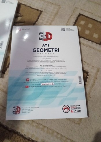 Beden AYT Geometri Soru Bankası 3D Videolu