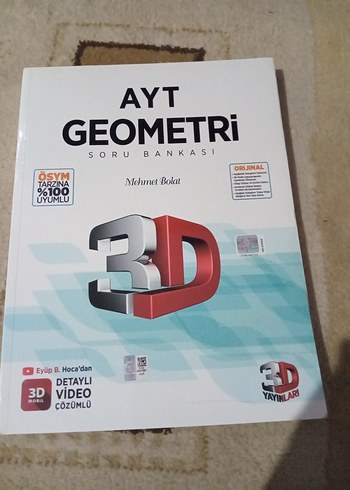 AYT Geometri Soru Bankası 3D Videolu