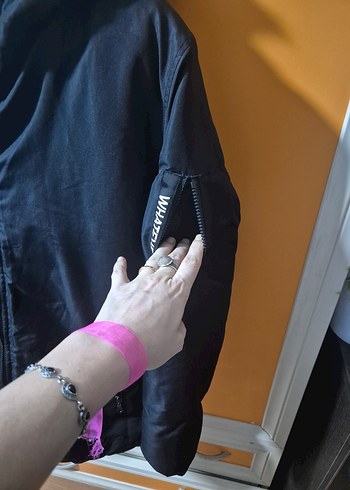 Kürklü Siyah Erkek Sokak Tarzı Mont - Görsel 4