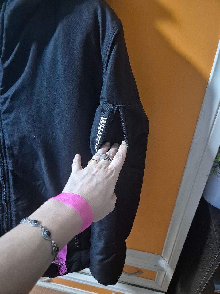 Kürklü Siyah Erkek Sokak Tarzı Mont - Görsel 4