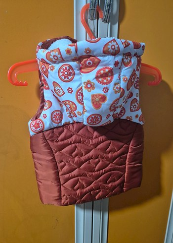 Kız Çocuk Nakışlı Renkli Yelek - Görsel 3