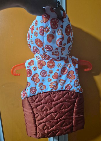 Kız Çocuk Nakışlı Renkli Yelek - Görsel 2