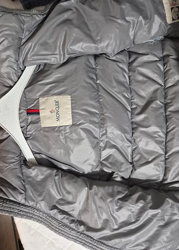 Erkek Çocuk Gri Düğmeli Mont - Görsel 3