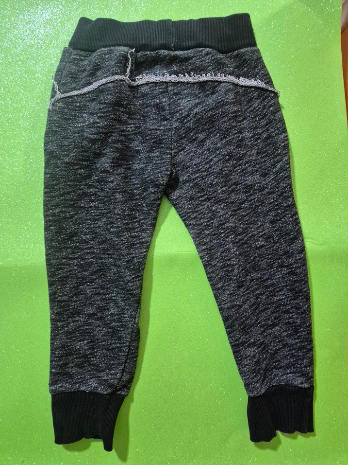 Kız Çocuk Gri Payetli Eşofman Takımı - Görsel 3