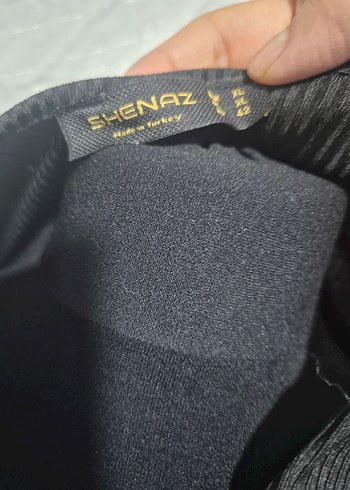 Kemerli Uzun Gri V Yaka Kadın Triko Elbise - Görsel 3