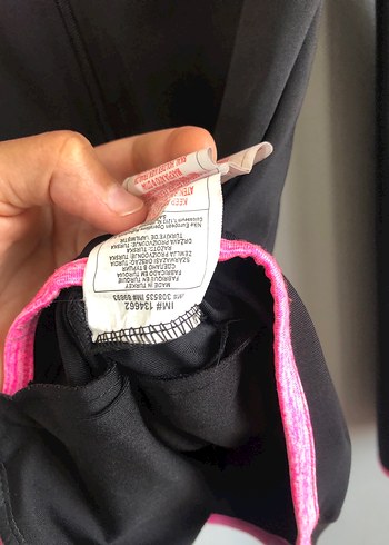 Fermuarlı Yüksek Yakalı Kadın Spor Ceket L beden - Görsel 4