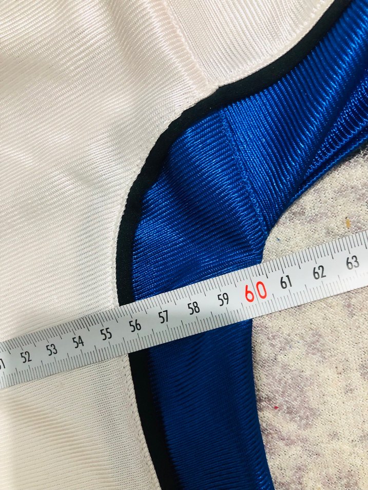 Erkek Beyaz Mavi Kısa Kollu Spor Tişört - Görsel 4