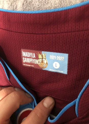 Trabzonspor şampiyonluk forması orijinal - Görsel 8