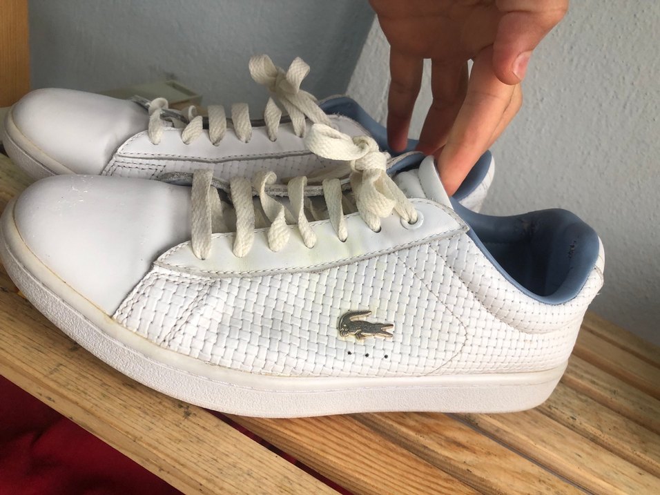 Lacoste 39 numara Desenli Kadın Spor Ayakkabı - Görsel 2