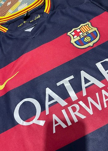 Barcelona Bordo Lacivert Erkek Spor Forması - Görsel 3