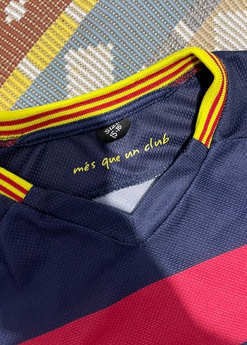 Barcelona Bordo Lacivert Erkek Spor Forması - Görsel 4