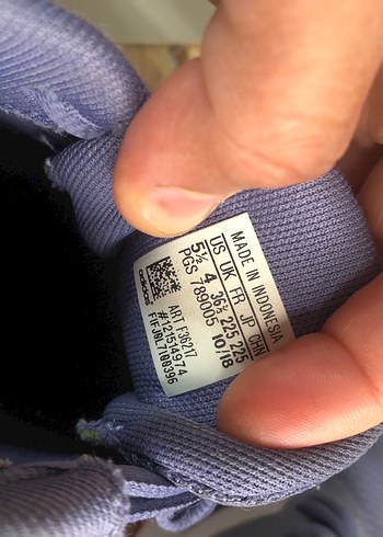 Kadın 36 numara Adidas Bağcıklı Spor Ayakkabı - Görsel 6