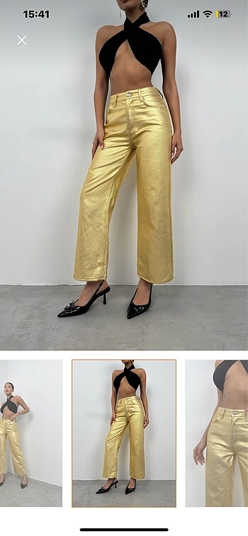 Gold Pantolon