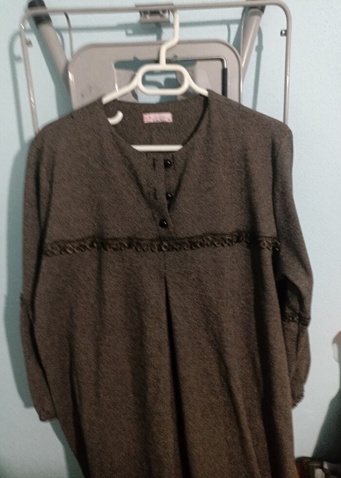 Tesettür elbise  kışlık  - Görsel 3