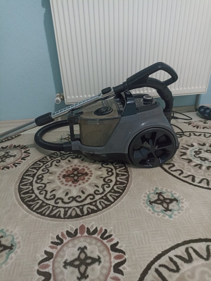 Gri Toz Torbasız Elektrikli Süpürge - Görsel 5