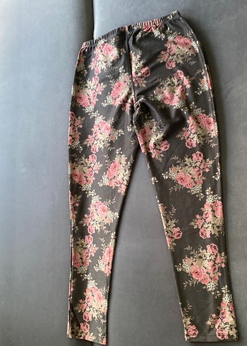 LC Waikiki Çiçekli Midi Kadın Tayt