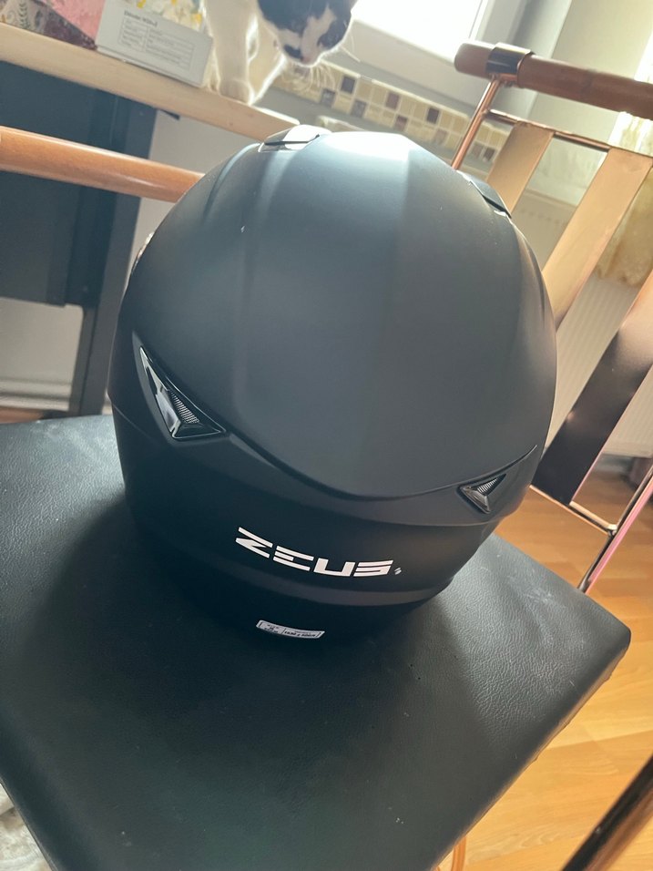 S beden Siyah Motosiklet Kaskı - Görsel 2