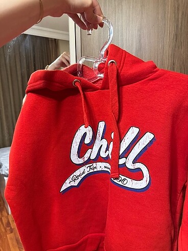 Kışlık kalın crop sweatshirt - Görsel 5