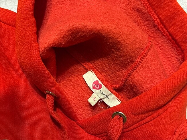 Kışlık kalın crop sweatshirt - Görsel 3