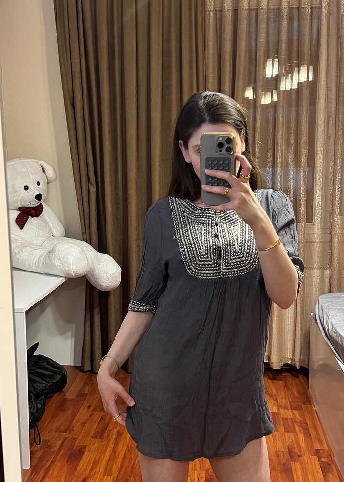 Hindistan elyapımı işlemli ramazan Bluzu - Görsel 3