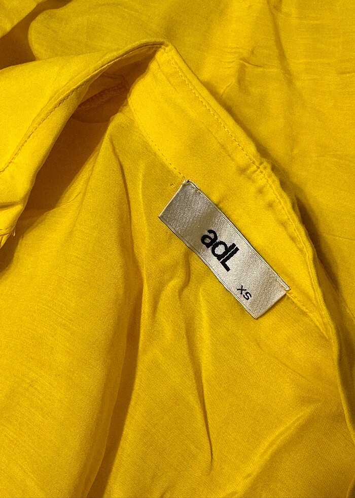 Sarı Tunik Gömlek Plaj ve GünlükŞıklık - Görsel 3