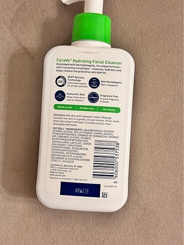 CeraVe nemlendiren temizleyici - Görsel 2