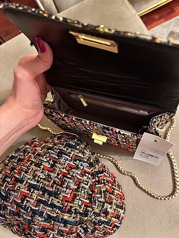 Şapka ve çanta old money set - Görsel 3