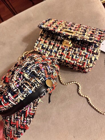 Şapka ve çanta old money set - Görsel 5