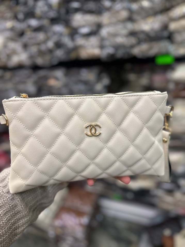 Fermuarlı Kahverengi Deri Kadın Çanta - Görsel 3