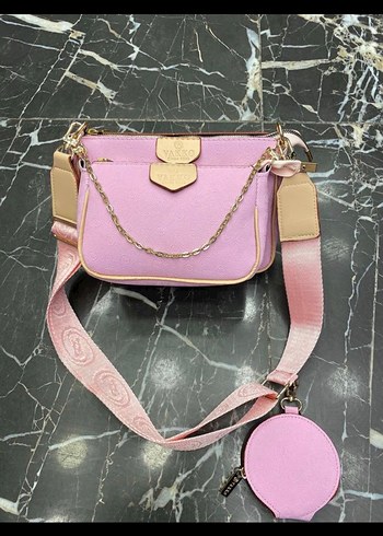 Kahverengi Desenli Kadın Deri Çapraz Çanta - Görsel 5