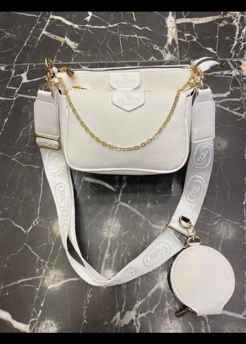 Kahverengi Desenli Kadın Deri Çapraz Çanta - Görsel 4