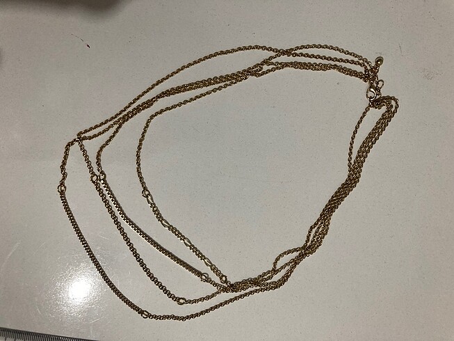 Altın Çoklu Kolye - Görsel 3