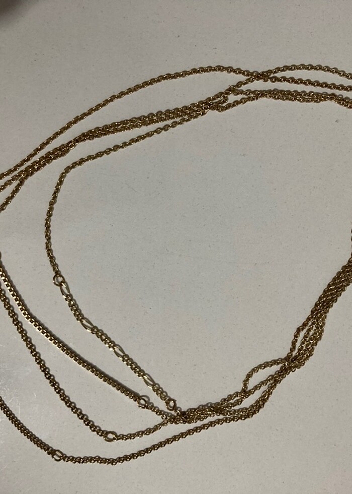 Altın Çoklu Kolye - Görsel 3