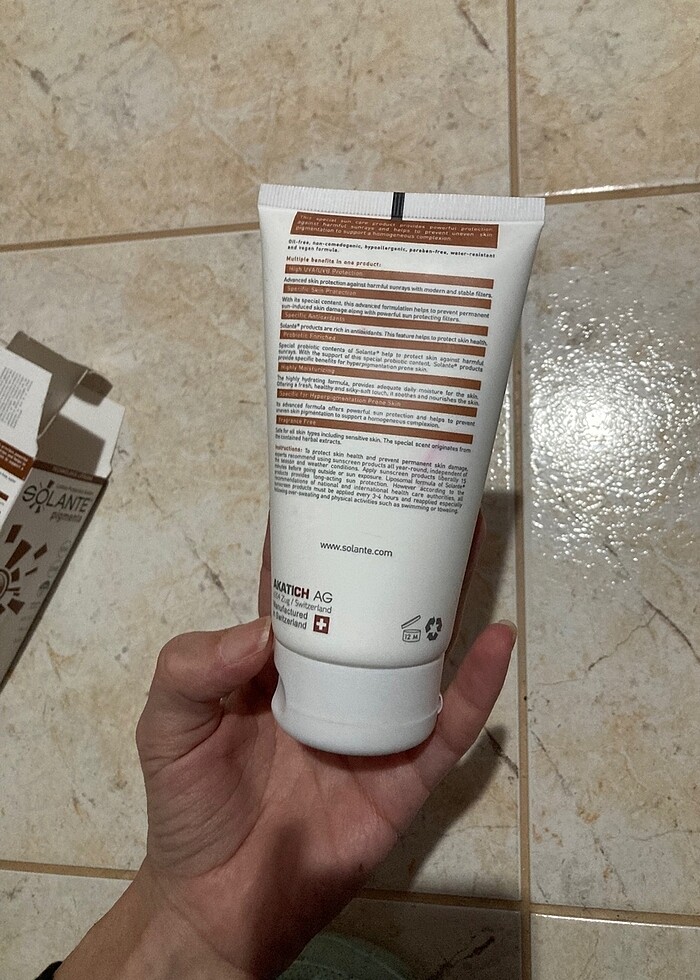 Solante Pigmenta Güneş Kremi - Görsel 2