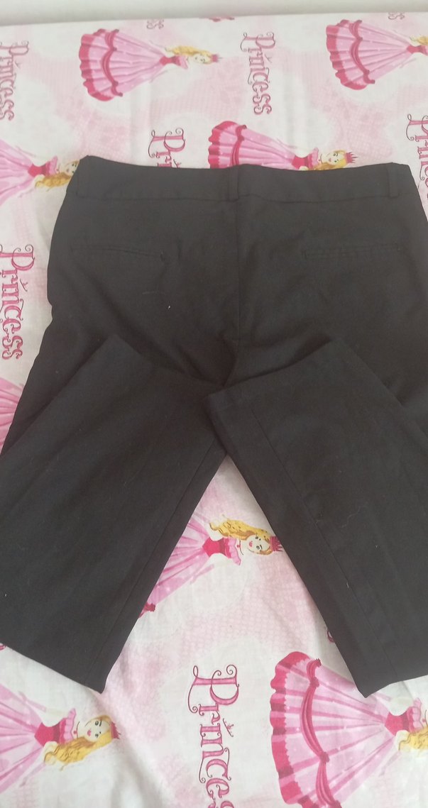 Siyah Düz Kesim Uzun Pantolon — görsel 3/5