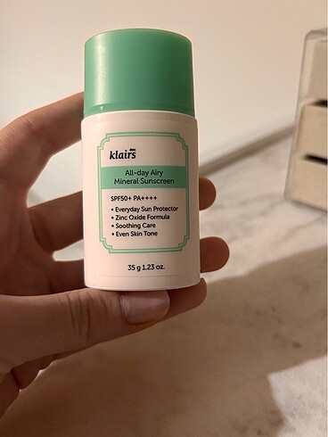 Klairs airy sunscreen güneş kremi