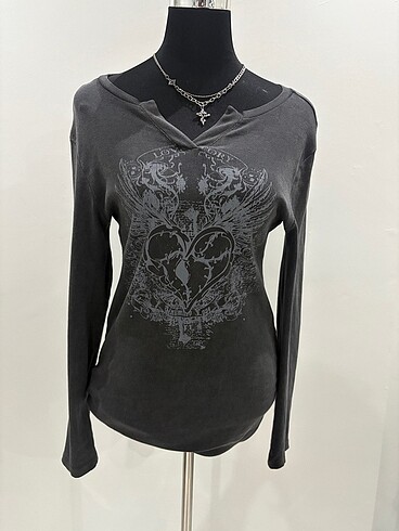gri mini elbise gothic
