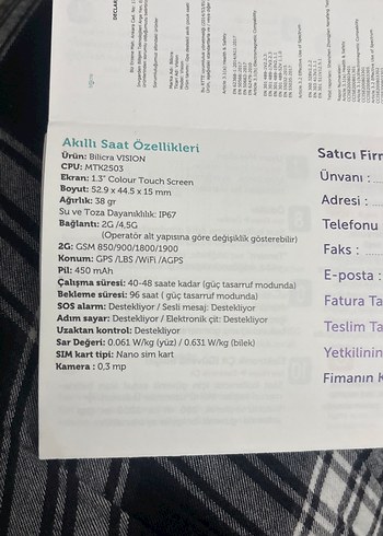 Bilicra Vision Akıllı çocuk Saati - Görsel 4