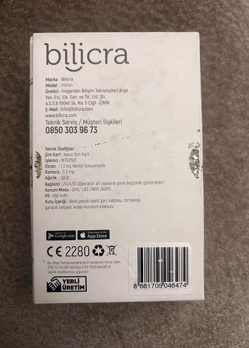 Bilicra Vision Akıllı çocuk Saati - Görsel 2