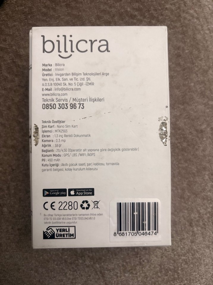 Bilicra Vision Akıllı çocuk Saati - Görsel 2