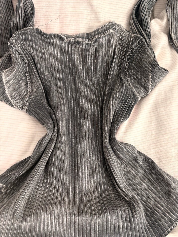 urban yıkamalı gothic grunge tişört - Görsel 4