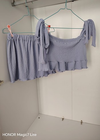 Zara Lavanta el yapımı yazlık takım 40 beden