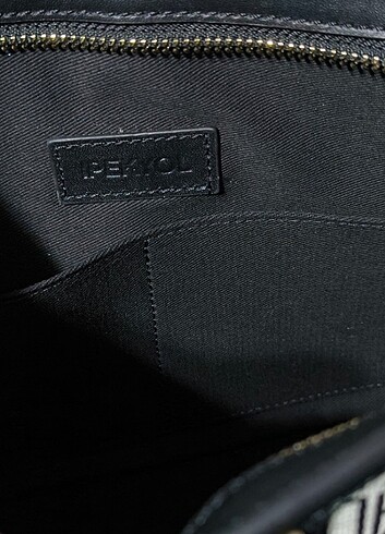  Beden siyah Renk İpekyol monogram clutch 