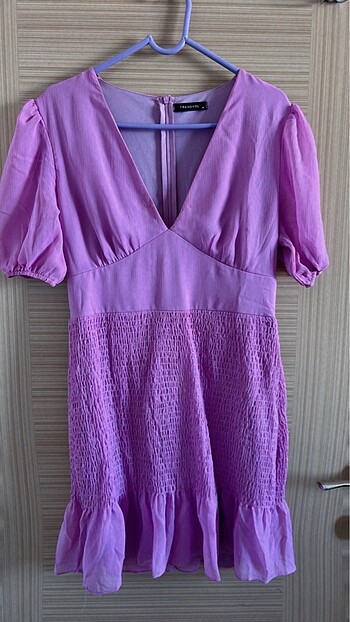 Trendyol & Milla Pembe yazlık mini elbise