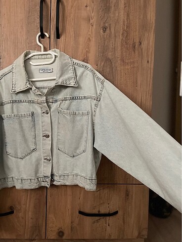 l Beden Jean ceket oversize model